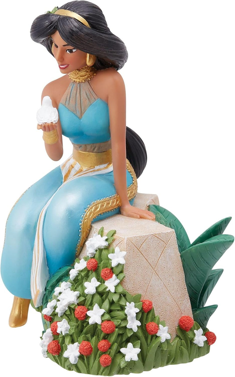 Enesco Disney Showcase Botanischer Aladdin Jasmin mit Vogelfigur, 15,2 cm, mehrfarbig