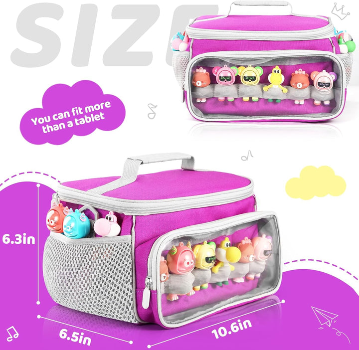 Tragetasche Hülle für Tonies Toniebox Starter Set und Tonies Figur, Kopfhörer, Ladestation und Sonst