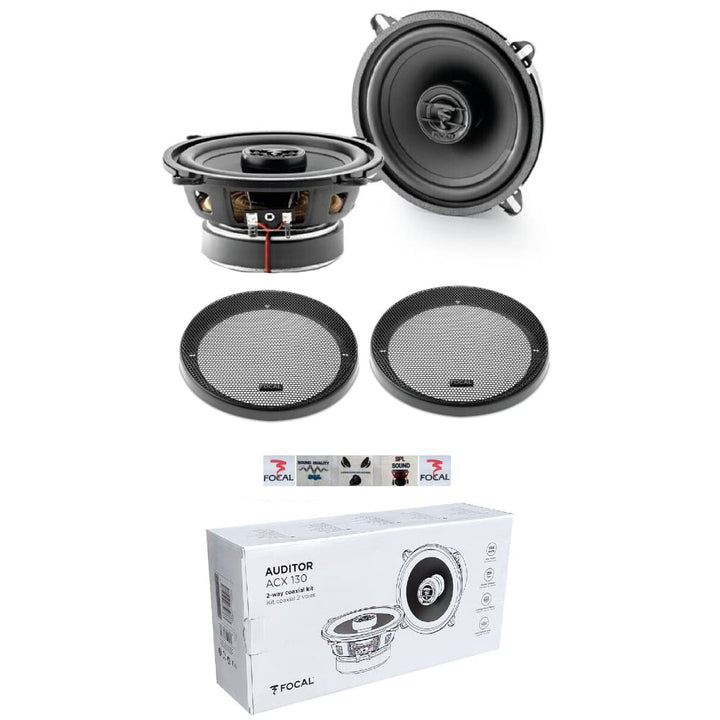 KIT Set FÜR Focal Auditor ACX-130 ACX130 2 koaxiale enceintes 2 Stimmen von 13 cm 130 mm 5,25" Durch