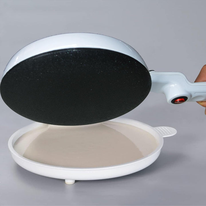 Crepes Maker,650 Watt,Anti-Haft,Crêpe-Maker-Cordless für hauchdünne Crêpes,Teflon-Antihaftbeschichtu