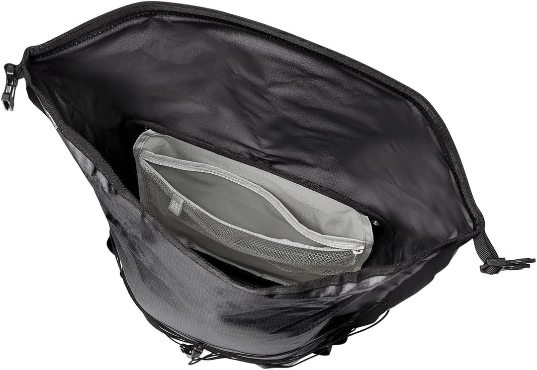 VAUDE Hinterradtaschen Aqua Back Light, Ultraleichte Hinterradtasche zum Radfahren, Black, one Size,