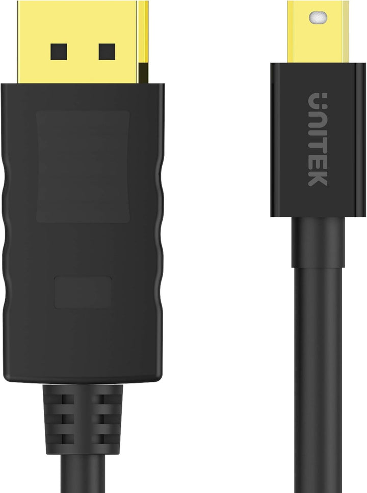 UNITEK Y-C611BK MiniDisplayPort/ Displayport Kabel m/2m Schwarz 2 M miniDP - DP, 2 M miniDP - DP