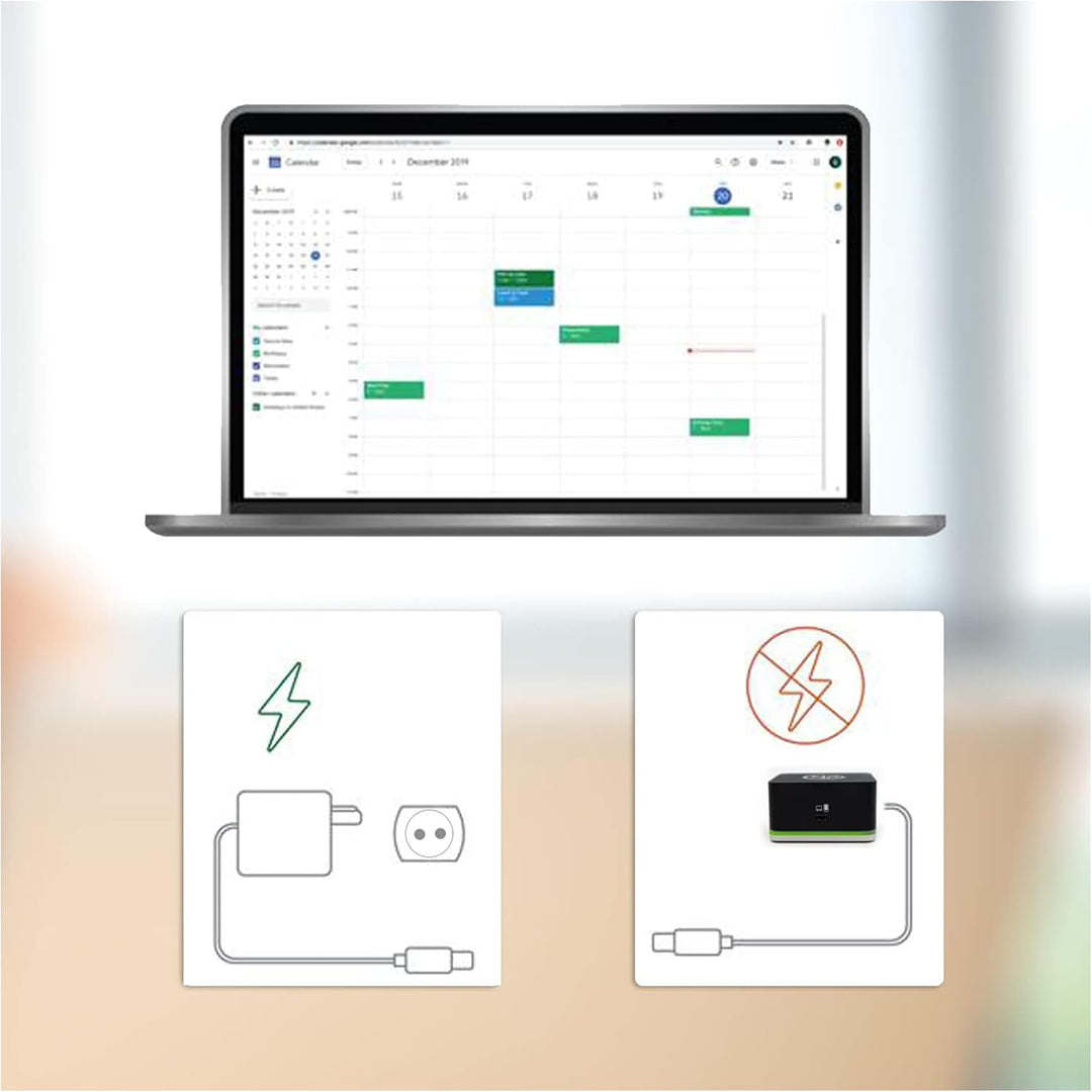 NPO USB C Cube - Mini Docking Station, Compatible with Thunderbolt 3 Ports and Specific USB-C System