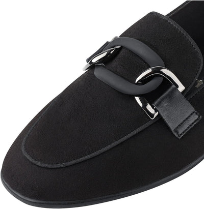 Tamaris Damen Slipper 1-1-24209-20 normal 37 EU Black Suede, 37 EU Black Suede