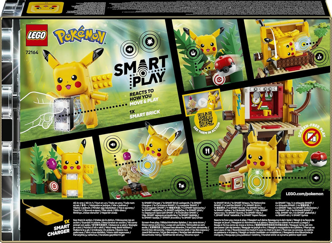 LEGO Pokémon SMART Play: Trainingshaus mit Pikachu - interaktives All-in-1 Spielset mit SMART Brick,