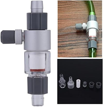 Aquarium CO2 Diffusor Metall Acryl Kohlendioxid Diffusor CO2 Diffusor Aquarium Zubehoer mit Muttern
