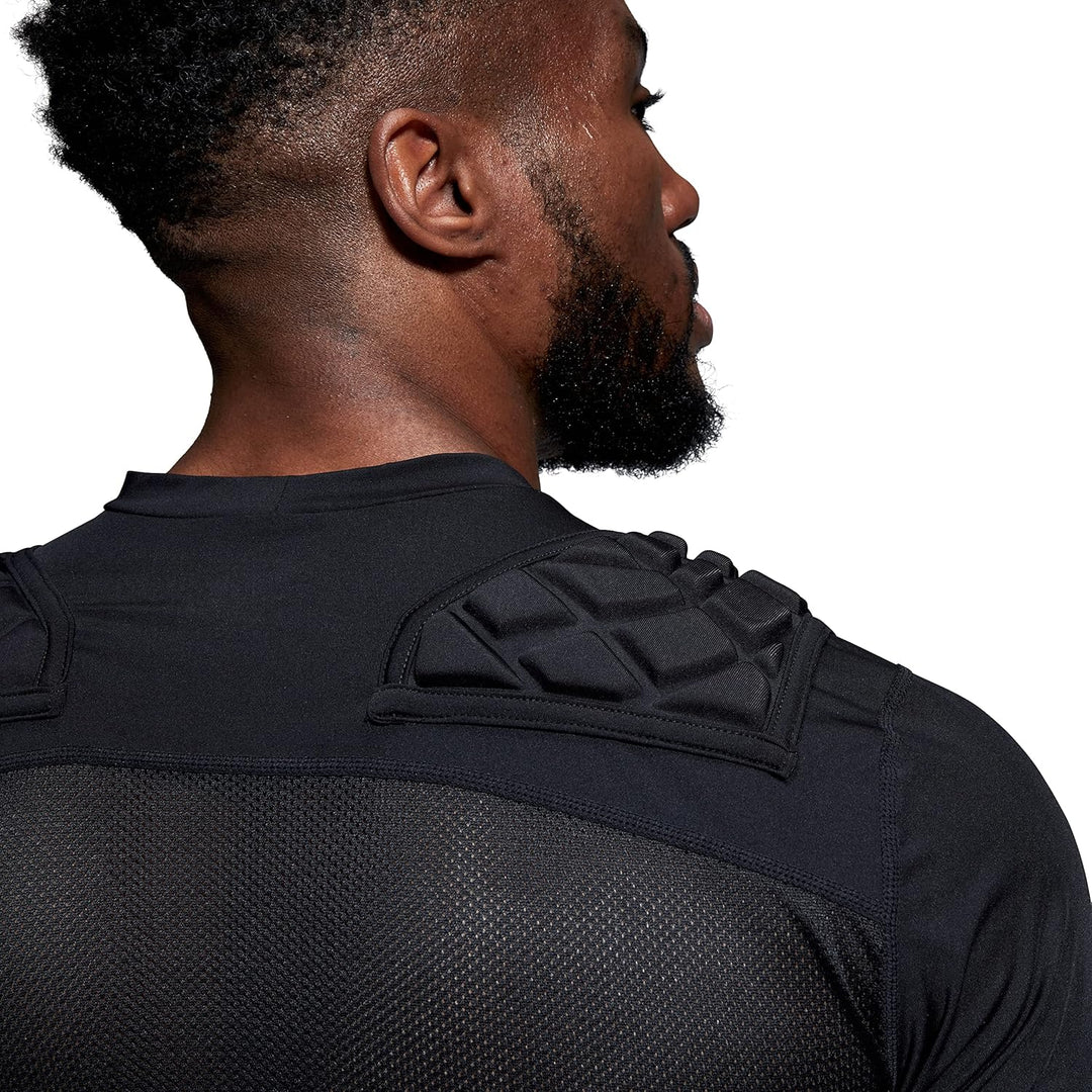 Canterbury CCC-Schutz Rugby-Schutzweste L Schwarz/Weiss/Silber, L Schwarz/Weiss/Silber