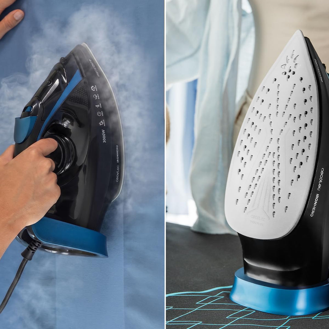 Cecotec Dampfbügeleisen IronHero H-3000 Ceramic. 3000 W, 65 g/min Dampf, 230 g/min Dampfstoss, XXL K