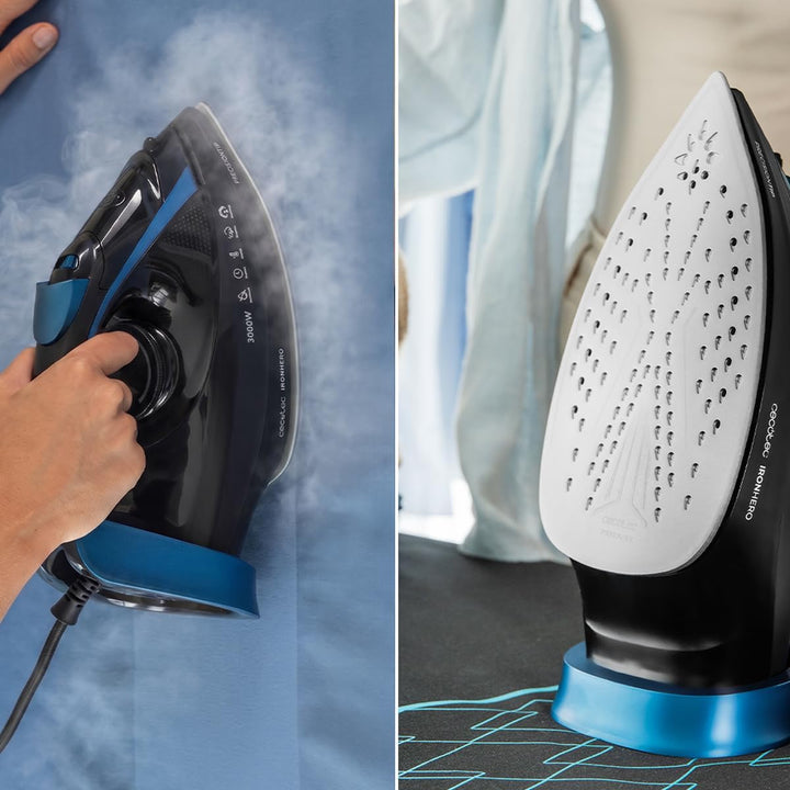 Cecotec Dampfbügeleisen IronHero H-3000 Ceramic. 3000 W, 65 g/min Dampf, 230 g/min Dampfstoss, XXL K