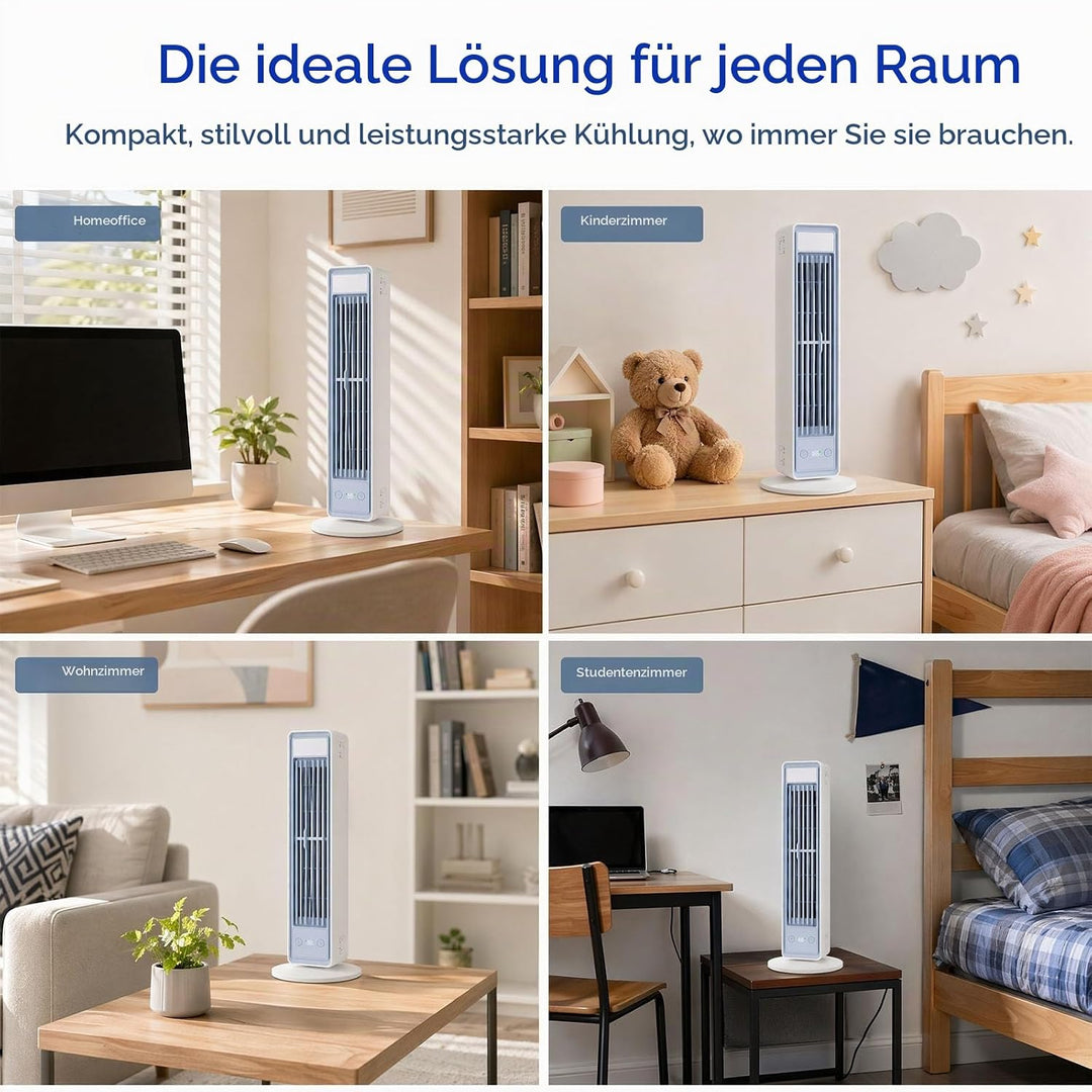 BreezaMax Air Kühlkönig, Airzuma Portable, Polar Breeze–BreezaMax Mini Cooling Ace, Leise &amp; Energiee