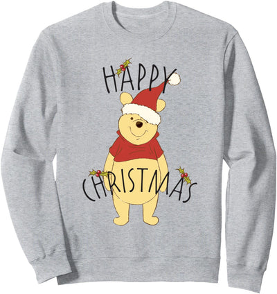 Weihnachten Winnie The Pooh Happy Christmas Holly Sweatshirt
