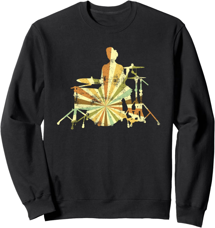 Schlagzeuger Drummer Musik Schlagzeug Sweatshirt
