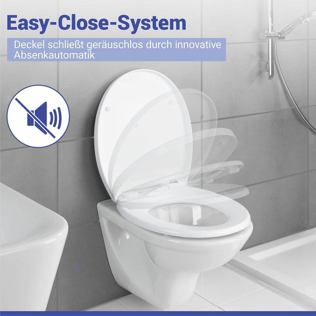 WENKO WC-Sitz Mod. Crevada DuroUnbreakable, belastbar bis 1500 kg, bruchfest und strapazierfähig, mi