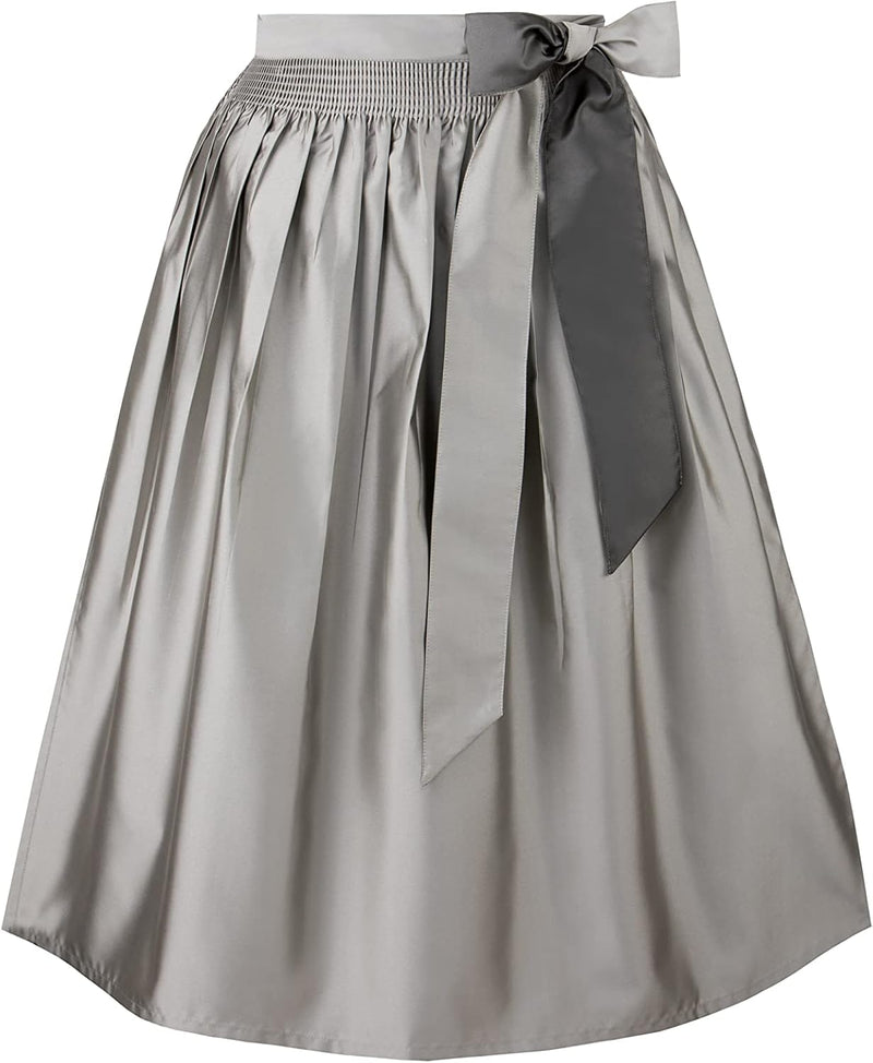 Stockerpoint Damen Schürze Kristin Dirndlschürze, Taupe, Regular