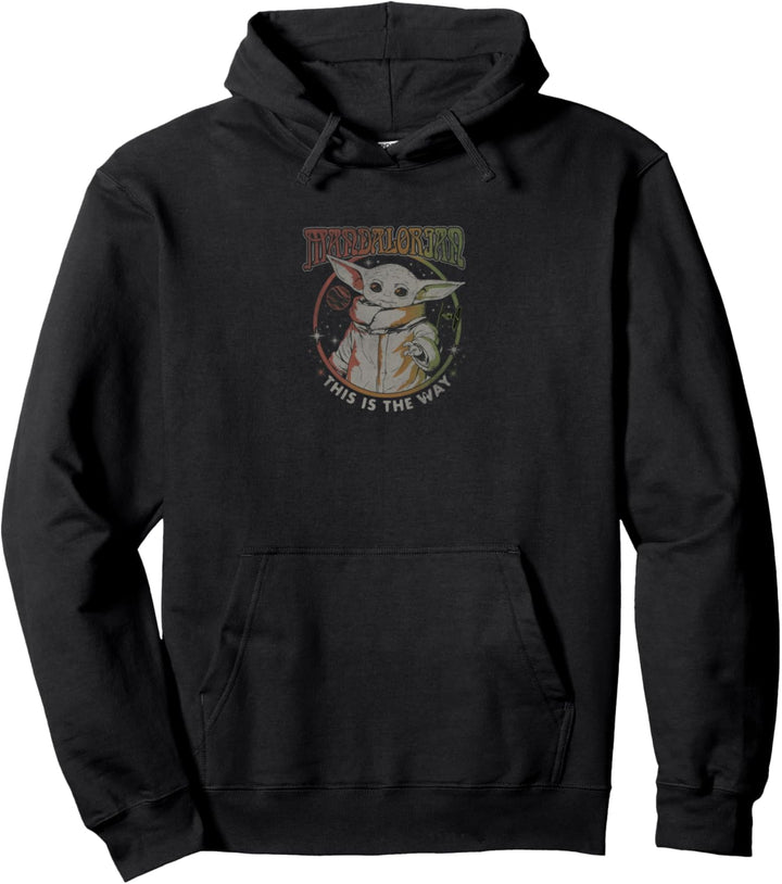 Star Wars: The Mandalorian Grogu This Is The Way Bloom Pullover Hoodie