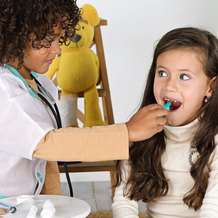 SES Creative 18011 Mega Doktor Set für Kinder - Interaktives Rollenspiel und Lernspielzeug Mega Arzt