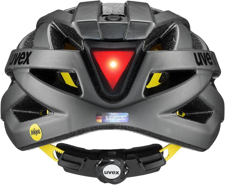 uvex Unisex – Erwachsene, city i-vo Fahrradhelm titan matt 52-57 cm Single, titan matt 52-57 cm Sing