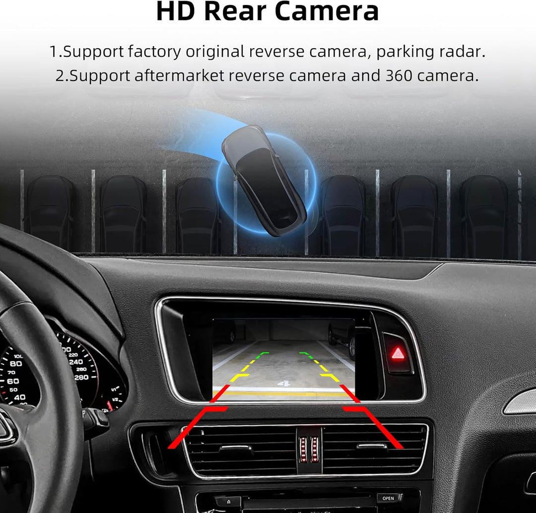 EZoneTronics Wireless CarPlay & Android Auto Retrofit Kit Decoder für Audi A4/A5/Q5 2008-2018 mit MM