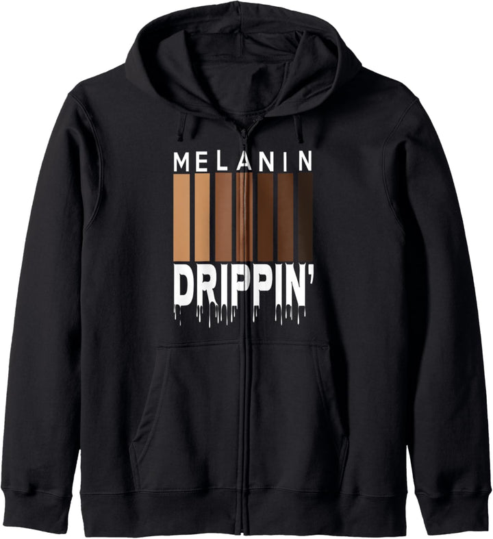 Oheneba: Melanin Shades Drippin Kapuzenjacke