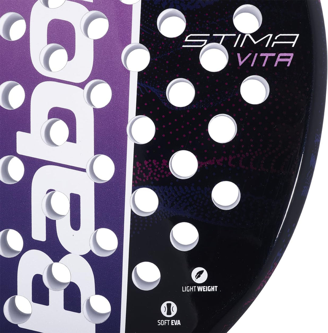 Babolat, Padel-Schläger Modell Stima Vita, Lila, Leicht und ausgewogen zum Griff, Ideal für Anfänger