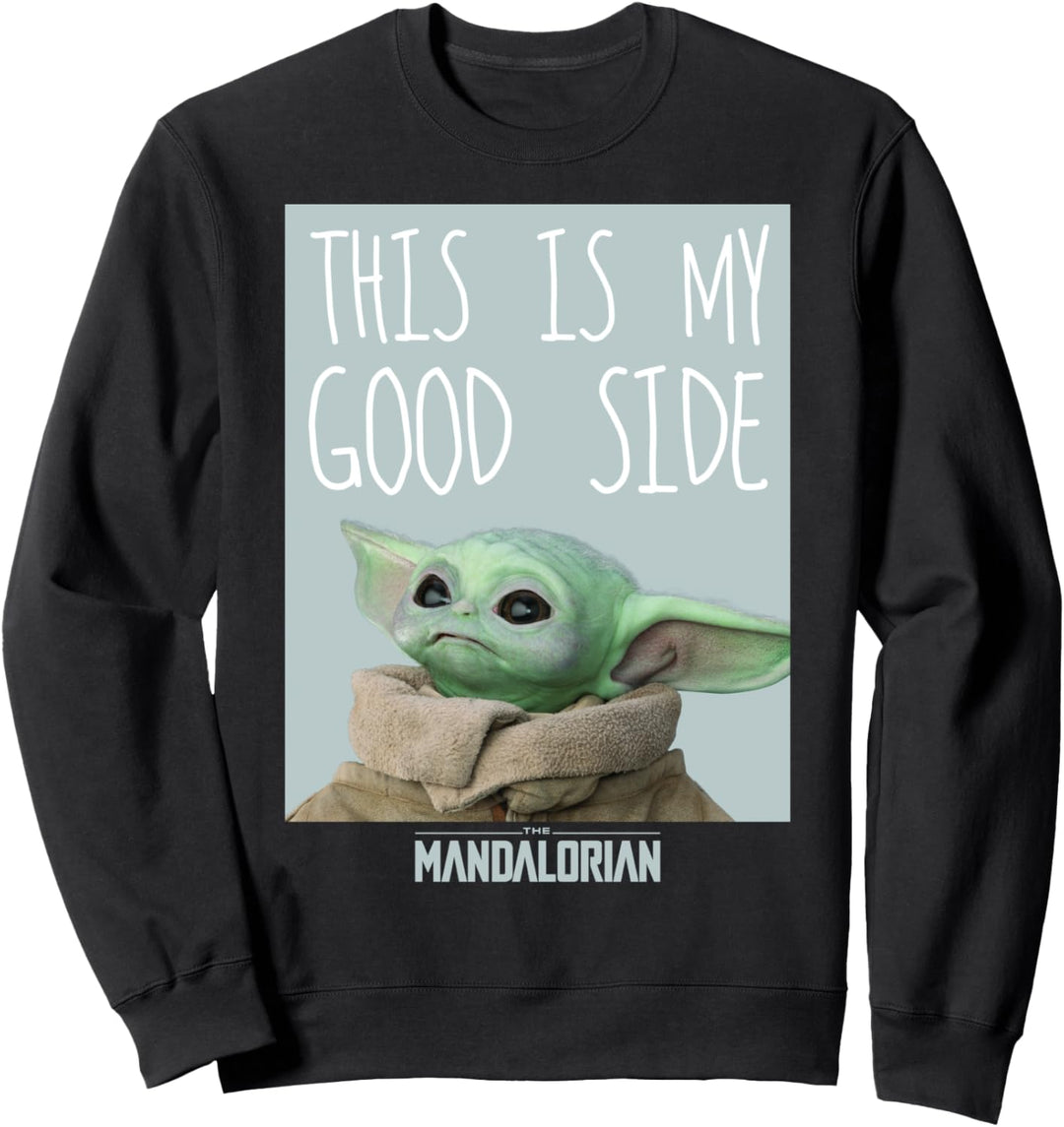 Star Wars The Mandalorian The Child This Is My Good Side Sweatshirt