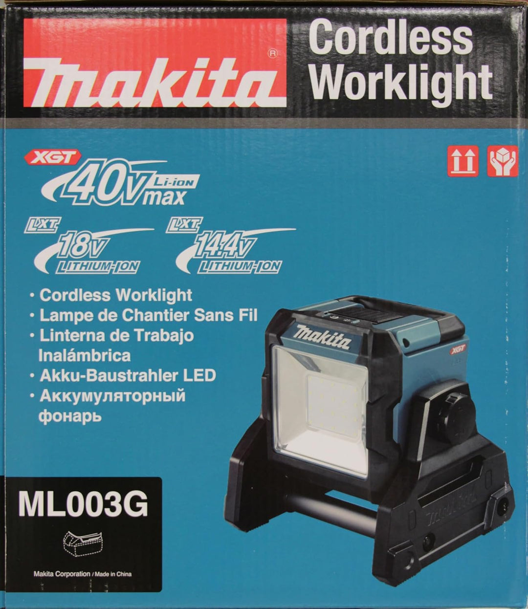 Makita ML003G LED-Baustrahler 18V-40V max. Single, Single