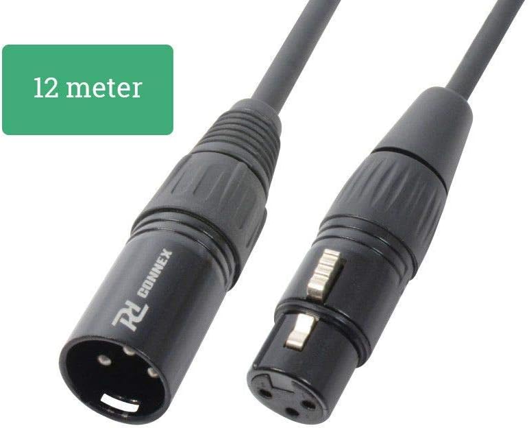 PD Connex Signalkabel XLR (s/b) Verlängerungskabel - 12 Meter, 12 Meter