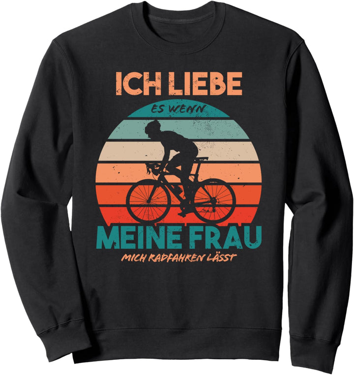 Fahrradmotiv - Fahrrad - Radfahrer - Rennradfahrer Sweatshirt