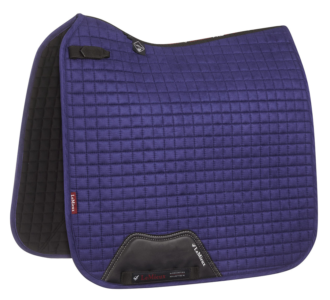 LeMieux Dressage Suede Square Chilli Sattelauflage S/M ink, S/M ink