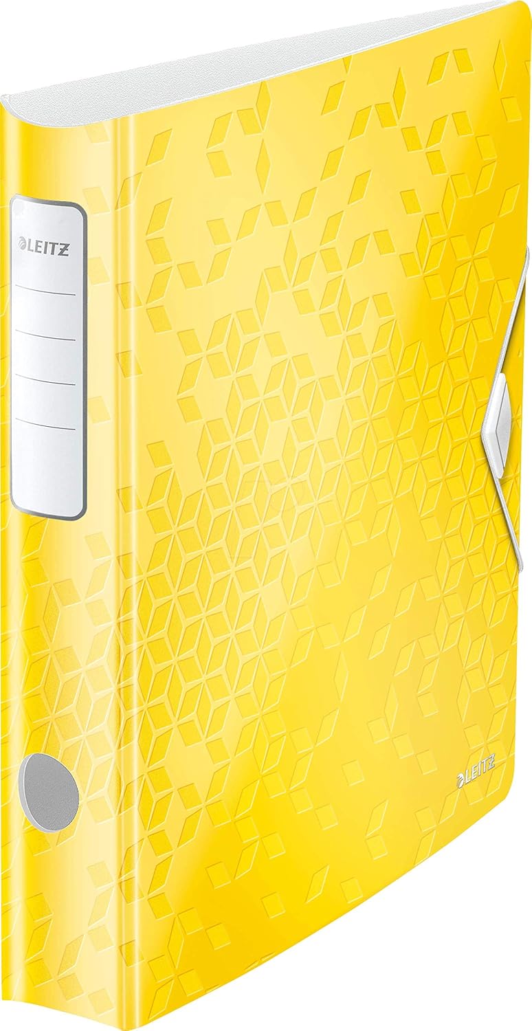 Leitz Wow Schreibtisch Accessoires Ablage Paket schwarz weiss (Ordner Paket, Metallic Gelb)