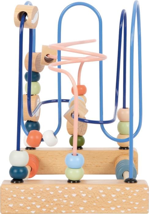 Small Foot Motorikschleife „Arctic“ aus FSC® 100%-zertifiziertem Holz, Motorikspielzeug für Kinder a
