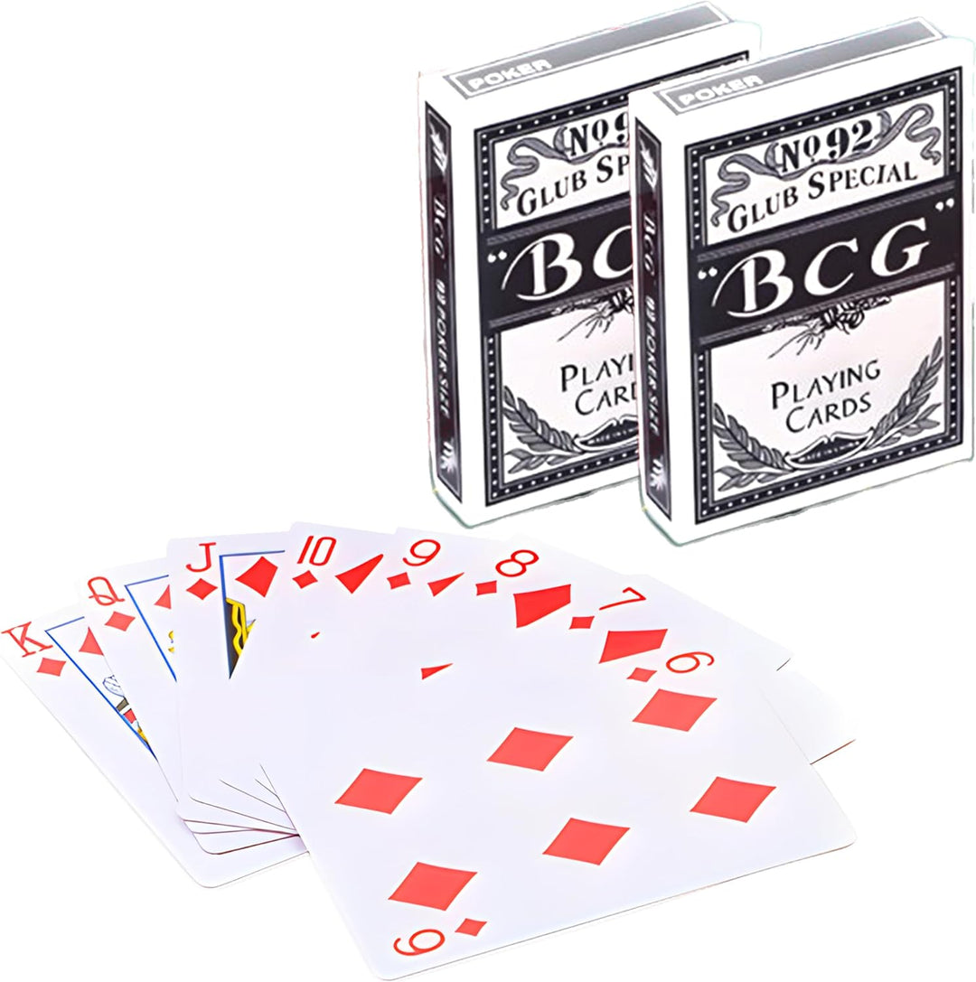 Retoo Pokerkoffer Set 500 Chips im Aluminiumkoffer – Komplettes Pokerset mit 2 Spielkartendecks, 5 W