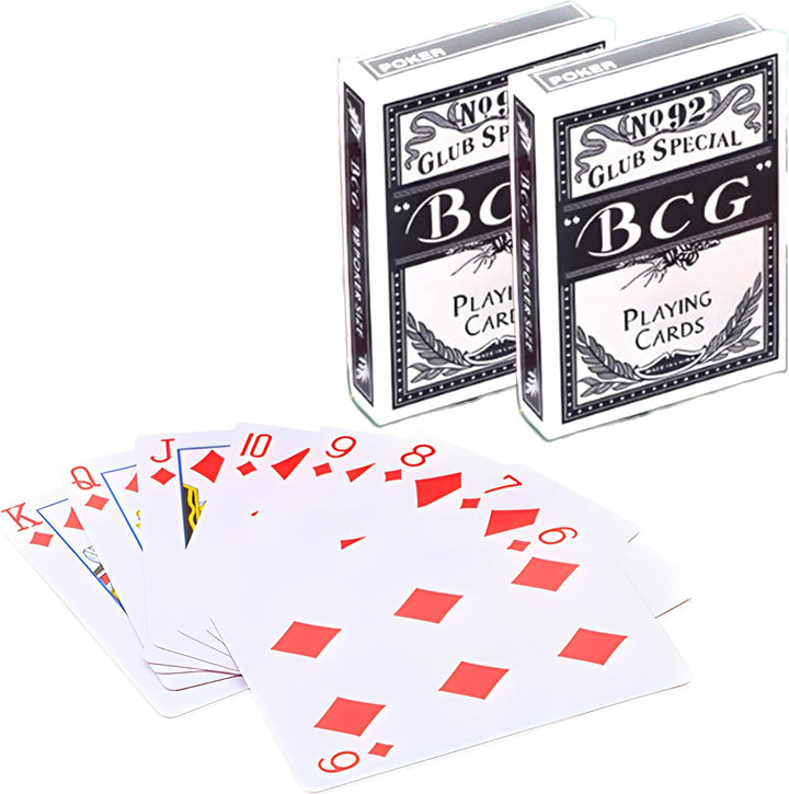 Retoo Pokerkoffer Set 500 Chips im Aluminiumkoffer – Komplettes Pokerset mit 2 Spielkartendecks, 5 W