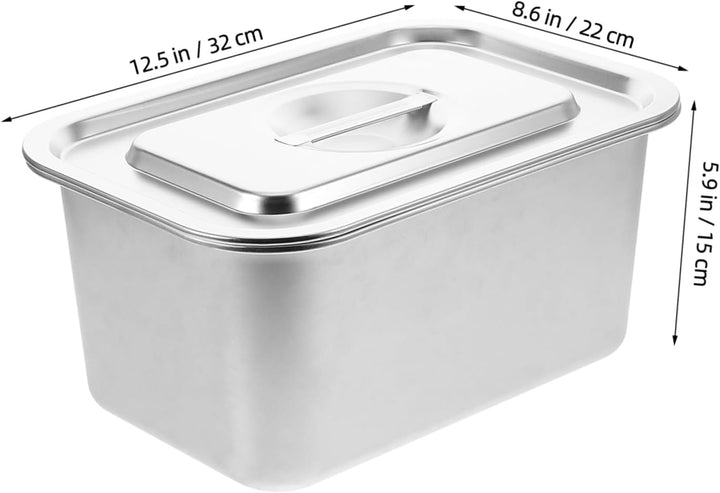 Cabilock Biomülleimer Fördert Mülltrennung Küche mit Deckel aus Edelstahl und Hält Arbeitsplatte in