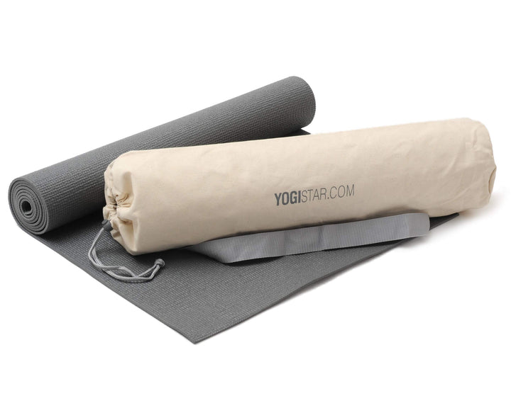 Yogistar Yoga-Set Starter Edition (Yogamatte + Yogatasche) Graphit