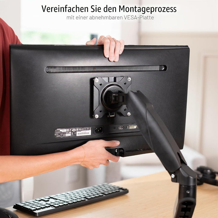 Vivo, VAD2-Adapter-VESA-Halterung, Ständer und Wandhalterung, abnehmbare VESA-Platte für einfache Mo