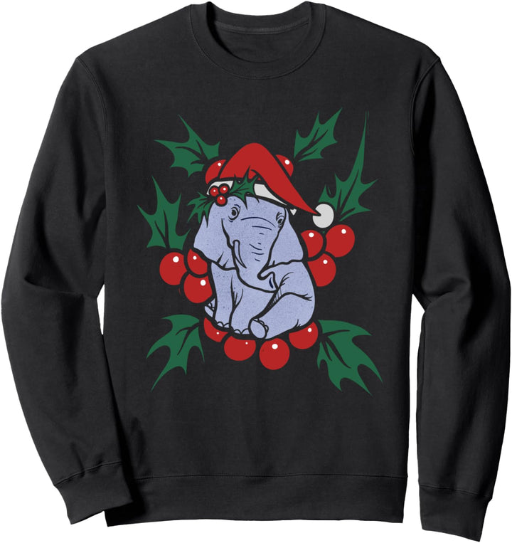 Christmas Elephant Sweatshirt