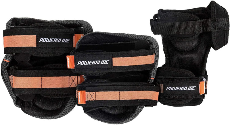 Powerslide Schützer Set, Pro Women in Grau/Grün für Inline Skates und Roller Skates, Protection, Art