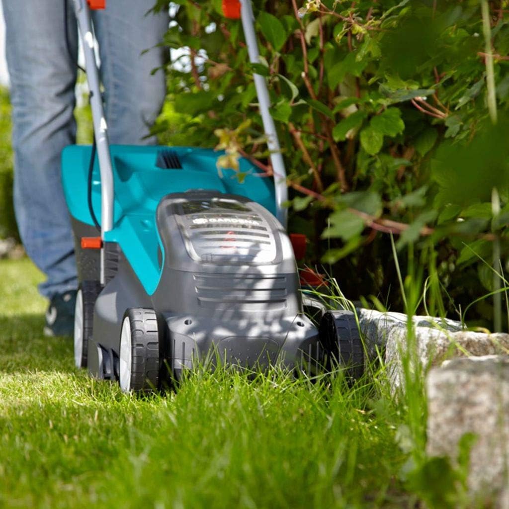 Gardena PowerMax Li-40/32 Akkurasenmäher Set: Mäher bis 280m², 32cm Schnittbreite, 30l Grasfangbehäl