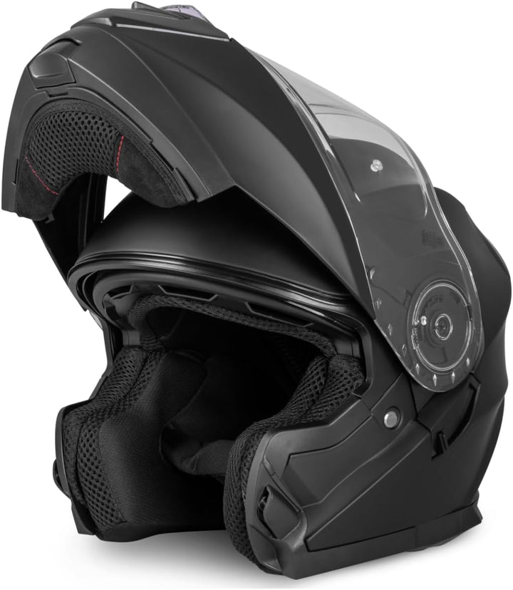 VINZ Santos Klapphelm mit Sonnenblende | ECE 22.06 & PINLOCK vorbereitet | Motorrad Helm Integralhel