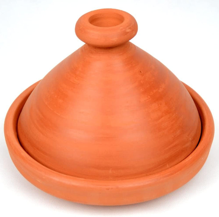 Tajine, original aus Marokko, für 1-2 Person, Ø 26 cm, Handmade, handgetöpfert aus Marrakesch, frei