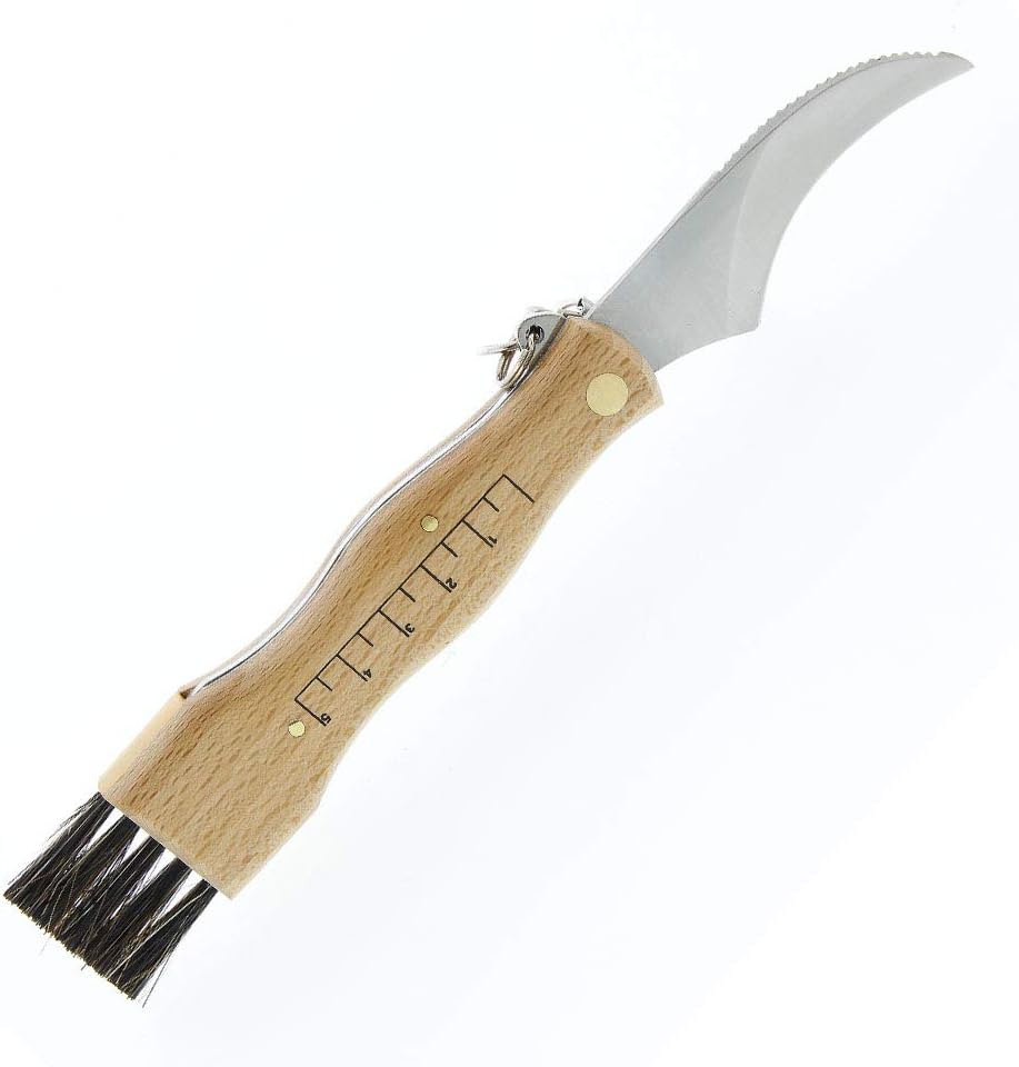 Maserin 800 FA Pilzmesser, Braun (Holz), Griff 11 cm