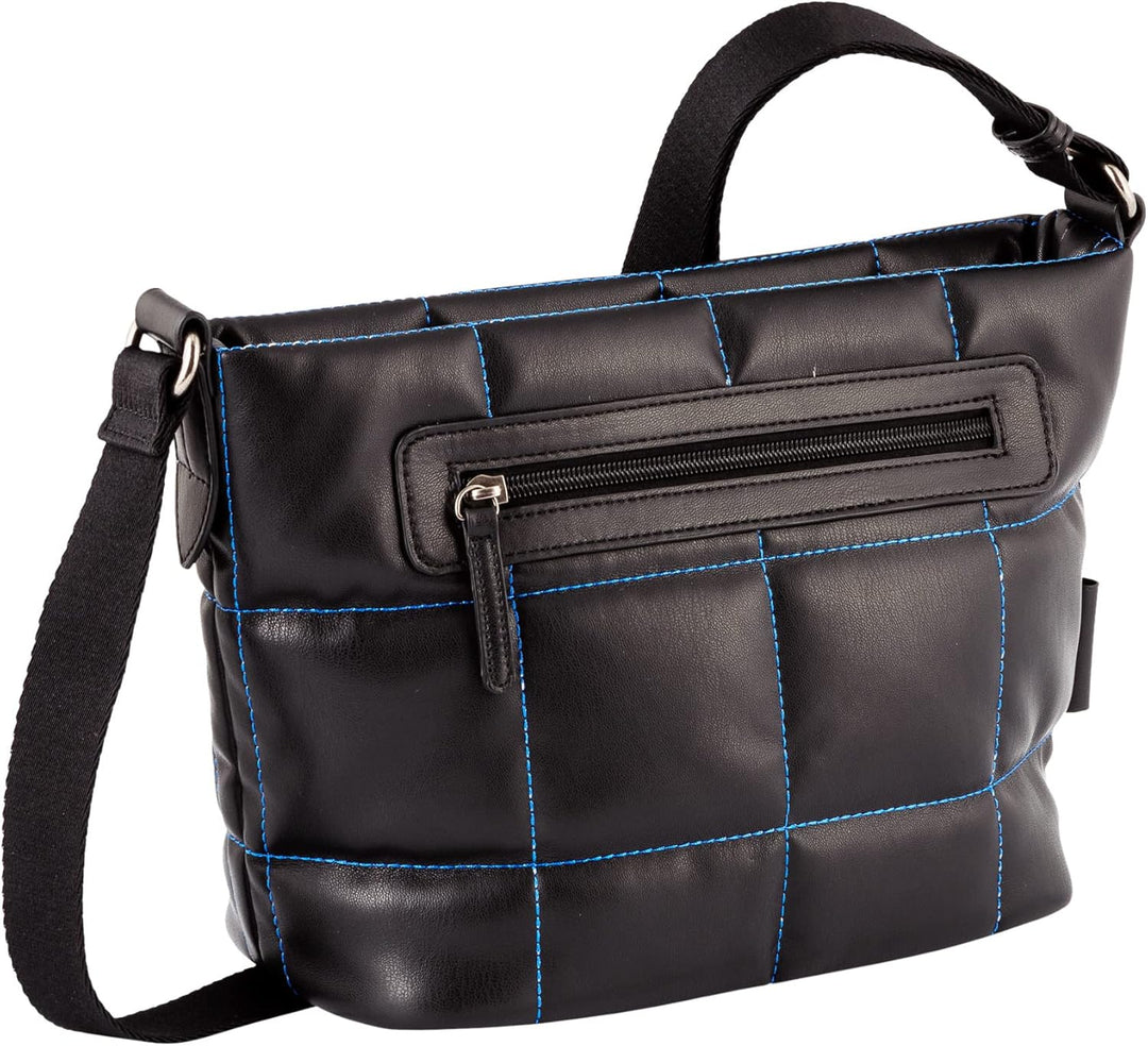 TOM TAILOR DENIM bags Carolin Damen Umhängetasche Crossbody Bag Schwarz Einheitsgrösse, Schwarz Einh