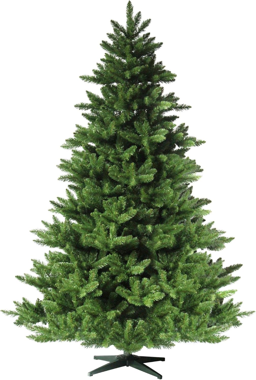 RS Trade® HXT 19001 150 cm künstlicher PVC Weihnachtsbaum (Ø ca. 105 cm) mit 872 Spitzen und Schnell