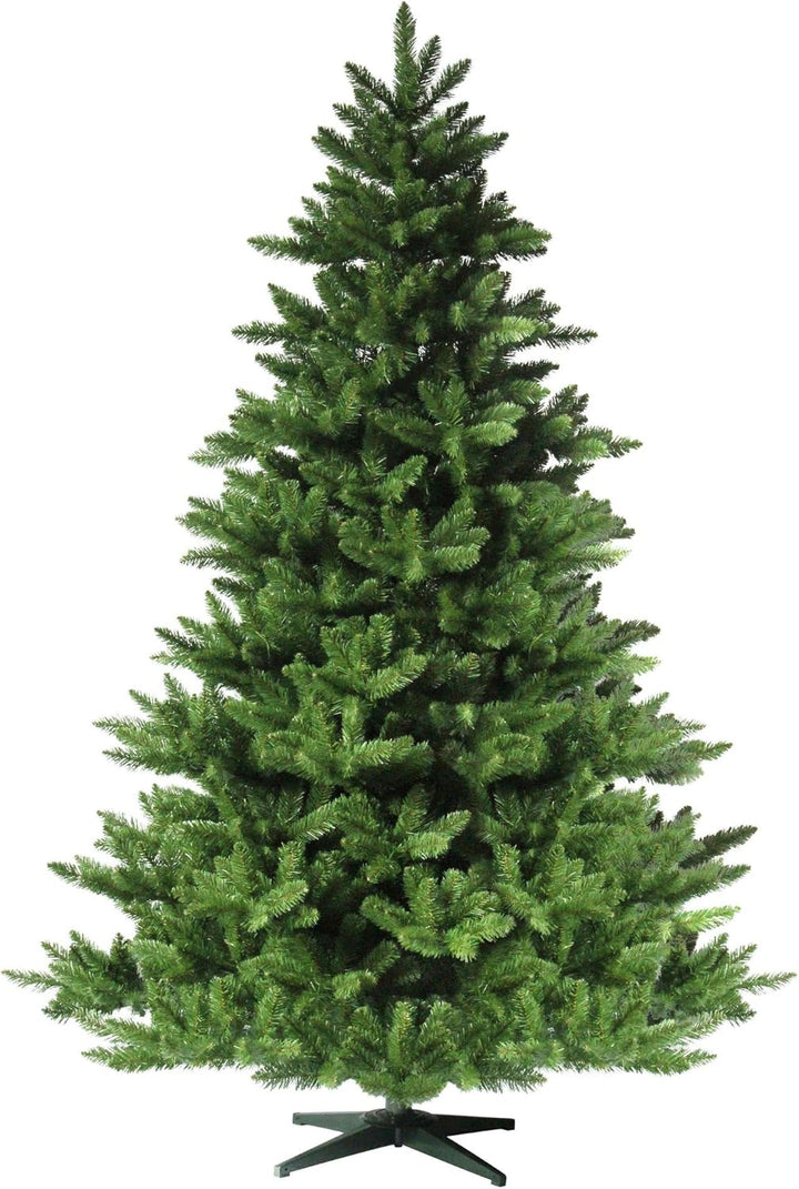 RS Trade® HXT 19001 150 cm künstlicher PVC Weihnachtsbaum (Ø ca. 105 cm) mit 872 Spitzen und Schnell