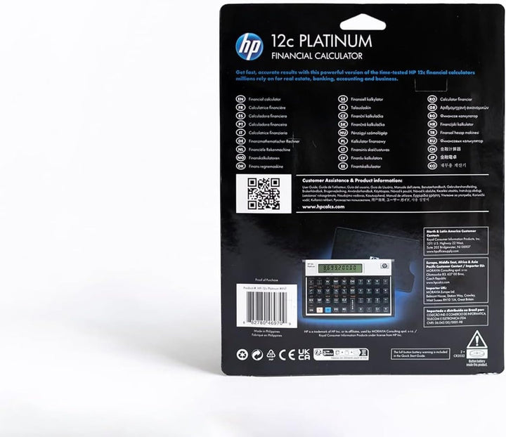 12C Financial Calculator (platinium version)