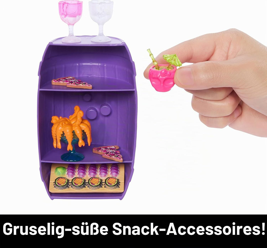Monster High Puppe und Spielset, Lagoona Blue Scare-adise Island Snack Shack Shack mit Lebensmittelz