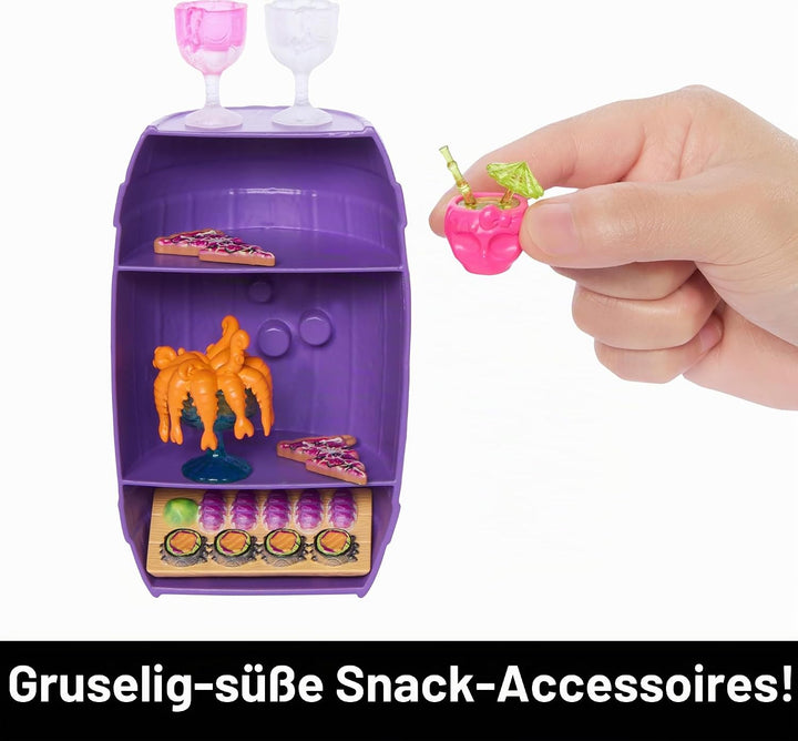 Monster High Puppe und Spielset, Lagoona Blue Scare-adise Island Snack Shack Shack mit Lebensmittelz