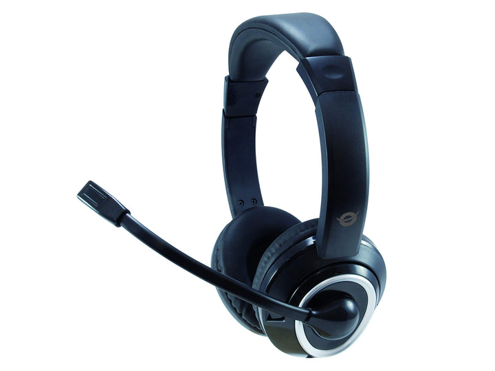 Conceptronic POLONA01B USB Headset + Mikrofon, schwarz