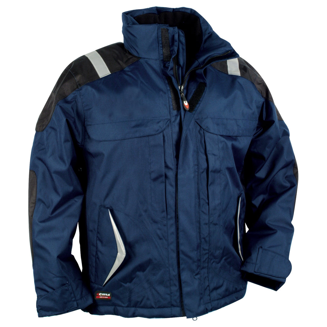 Cofra Winterjacke Cyclone V022 thermisch isolierte Regenjacke 02, Grösse 54, 40-00V02202-54 54 NAVY